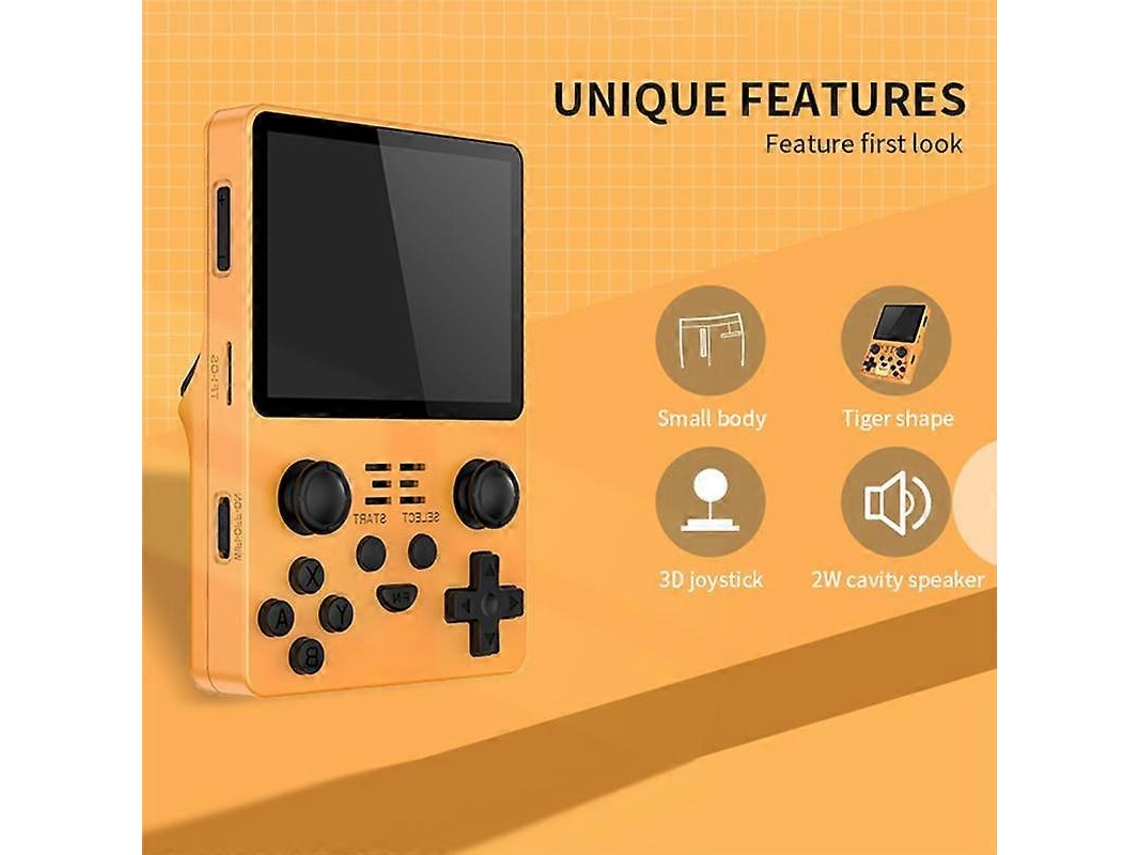 Console De Videogame Retrô Rgb20s 16g 32g, Tela Ips De 3,5 Polegadas, Console De Videogame Portátil, Sistema De Código Aberto Ly Ebike