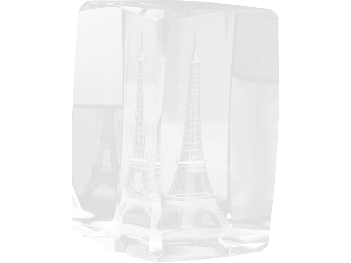 Modelo 3d da Torre Eiffel em Quartzo Cristal de Rocha, CHABERLU