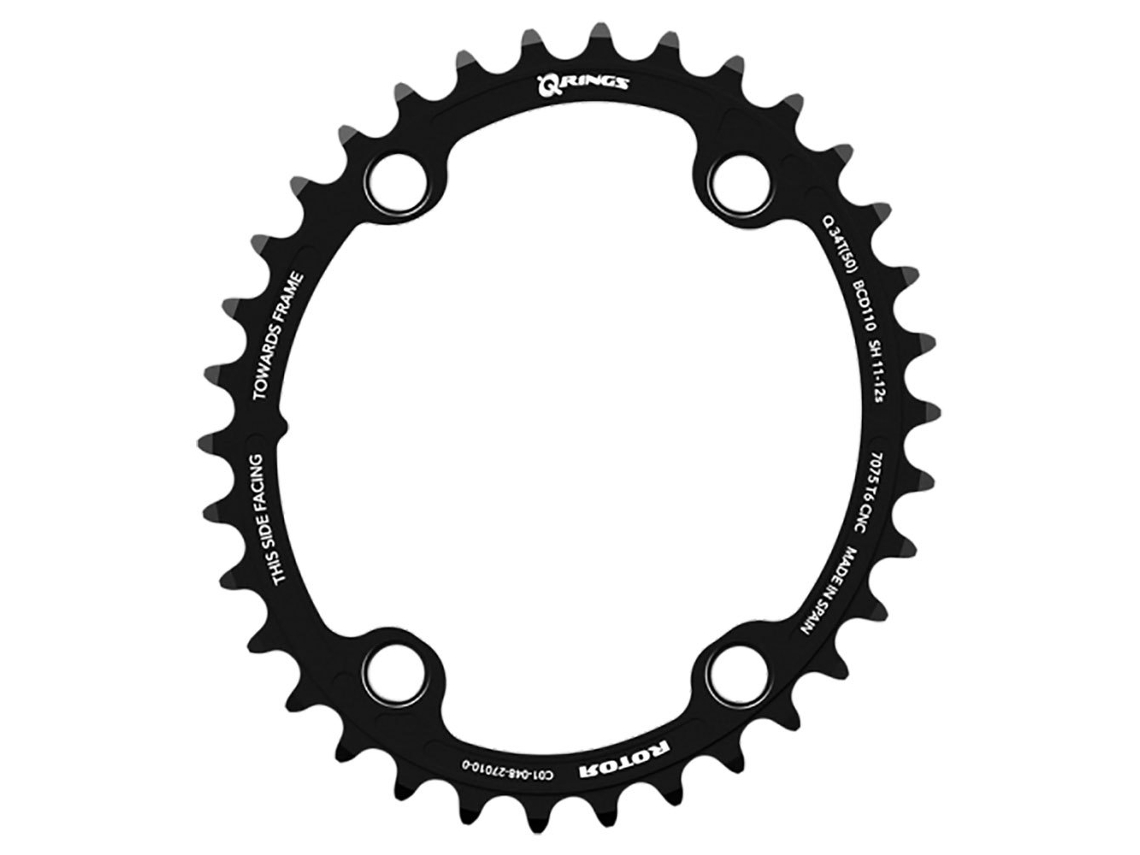 Anel de Corrente Q-Rings 4B 110 Bcd Inner Prateado 44Trotor