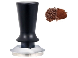 Prensa De Café Com Mola Base Plana De Aço Inoxidável, Cabo Ajustável De Alumínio Para Espresso