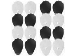 Eletrodos Easyhome Tens: 16 Autoadesivos Reutilizáveis ​​com Dimensões De 5 X 7, 5 Cm (2 X 3 Polegadas), Compatíveis Tens.