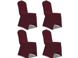 Chair Cover, Chair Covers Vidaxl Vermelho Tecido (n/a)