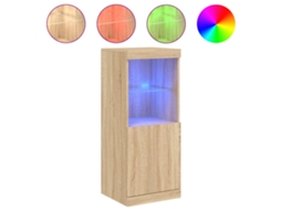 Aparador com Luzes Led 41x37x100 Cm Carvalho Sonoma MAISON EXCLUSIVE