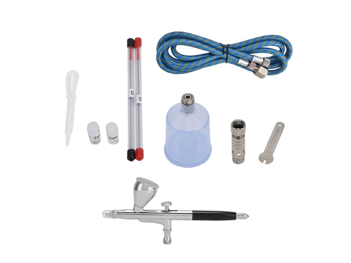 Laxiscreed Conjunto De Aerógrafo G1/8 Para Pintura Por Pulverização E Modelismo Diy