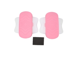 Business 2pcs Tabuleiro de Torção de Cintura Abs Aço com Rolamento para Exercícios Abdominais e Core Fitness Rosa