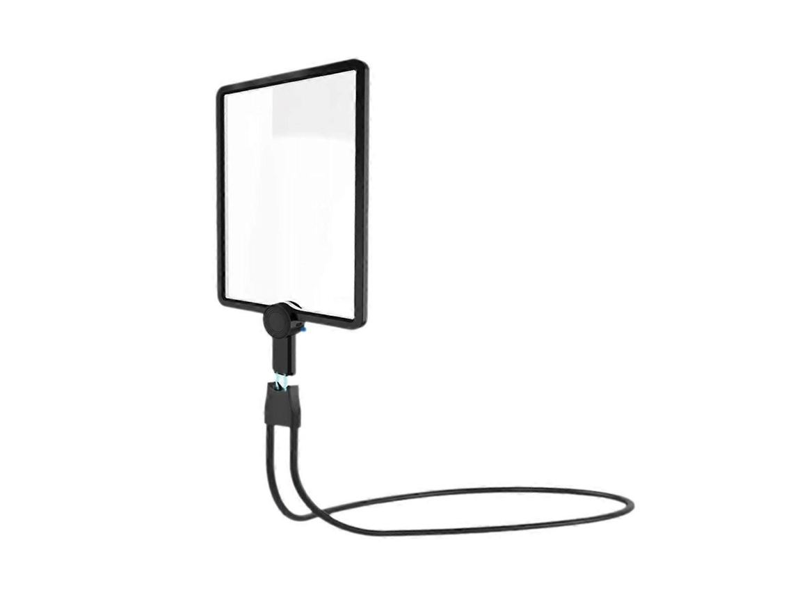 Lurelia Lâmpada Lupa 5x/9,5x Led Mesa Ajustável Preto
