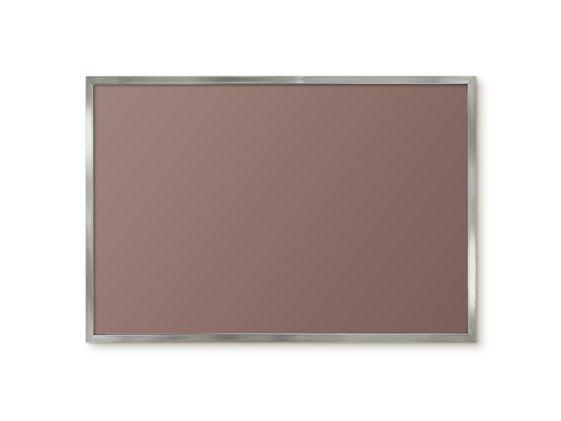 Quadro de parede magnético marrom acinzentado para escritório Espelharte (60x40 cm)