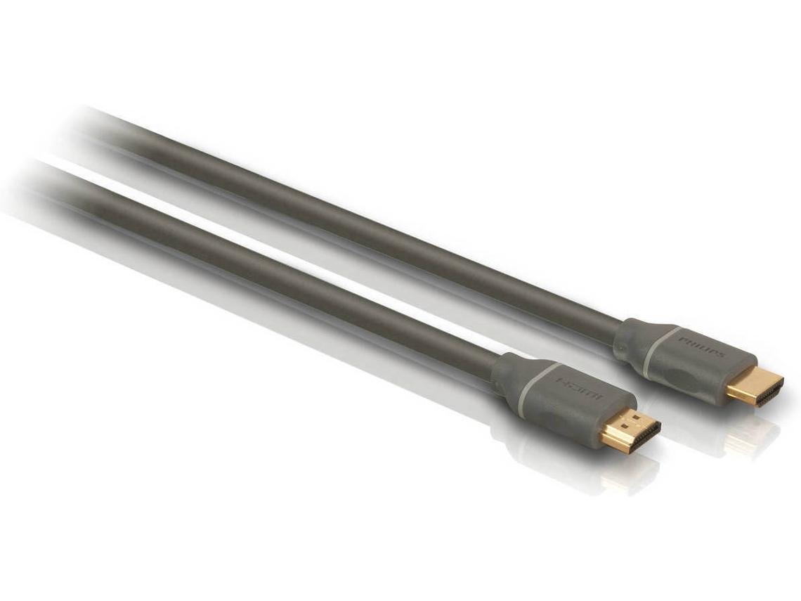 Cabo HDMI PHILIPS (1.5 m - Cinzento)