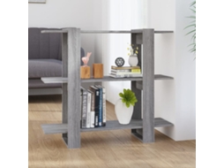 Vidaxl Estante/divisória 100x30x87 Cm Cor Sonoma Cinza