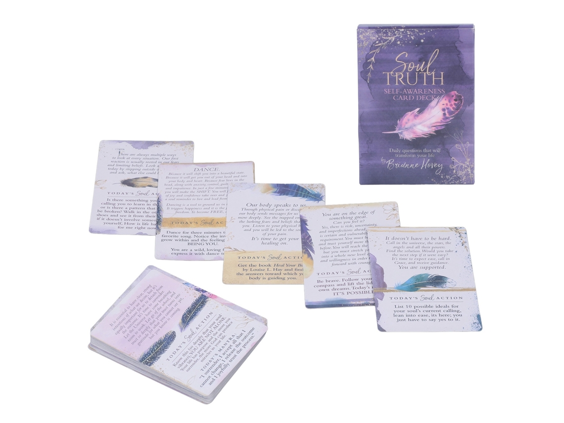 Mali baralho de Tarot de Autoconsciência Portátil para Iniciantes com Orientação Espiritual