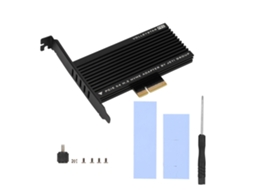 Placa Adaptadora M.2 Nvme Ssd Conversor Riser De Expansão Pcie-3.0 X4 Com Boa Ventilação
