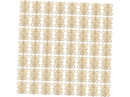 100 Peças De Topo Antigas Para Portas Armário Com Mini Borboleta 90°
