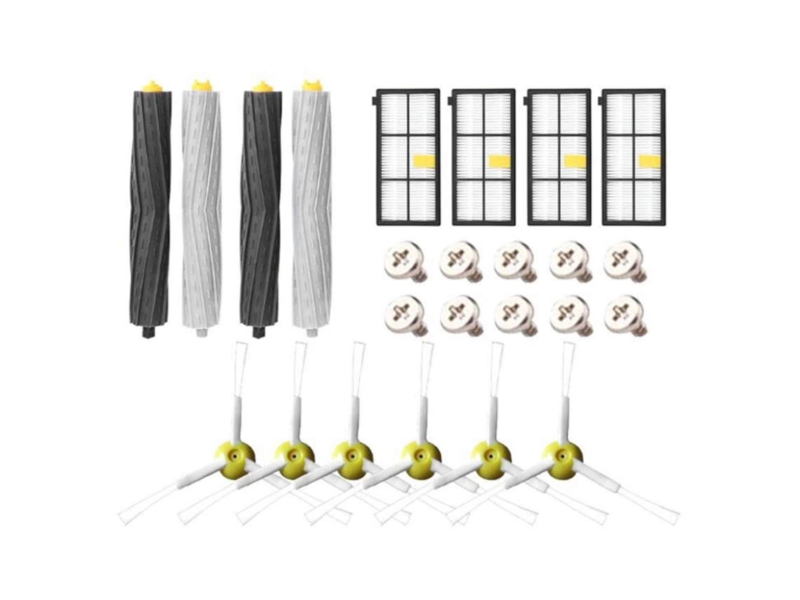 Escovas filtros hepa para irobot roomba 800 900 série 860 870 880 890 960 980 990 robô aspirador de pó peças kit