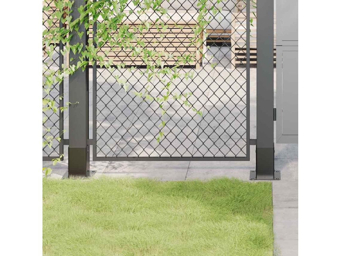 Vidaxl Bases De Coluna Quadradas 4 Peças 81x81 Mm Aço Revestido A Pó