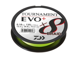 Trança DAIWA Tournament 8 Braid Evo Vert