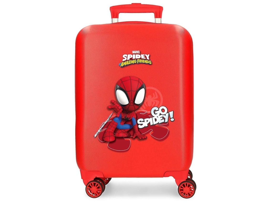 Mala De Cabine Go Spidey Abs Vermelho Marvel
