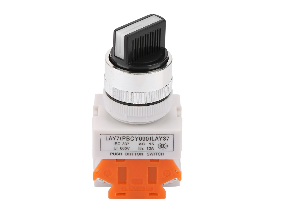 Interruptor Rotativo De Seleção Com Travamento Automático 2 Posições Lay37-11x/21