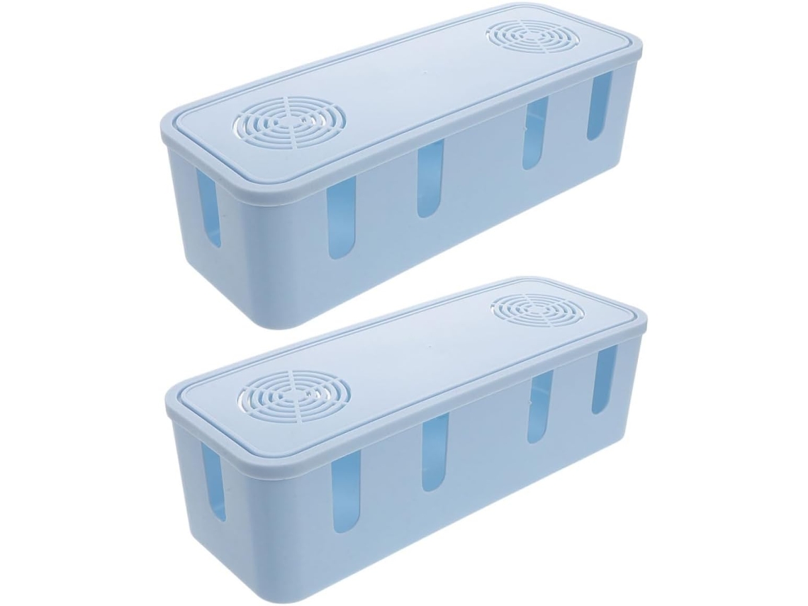 Organizador De Cabos De 2 Peças, Organizador Elétrico De Mesa, Suporte Para Carregamento Gokoco