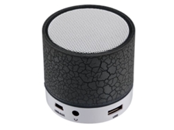 A9 LED Alto-falante Bluetooth Sem Fio Estéreo Portátil - Preto - Suporte USB Micro SD TF S/MARCA