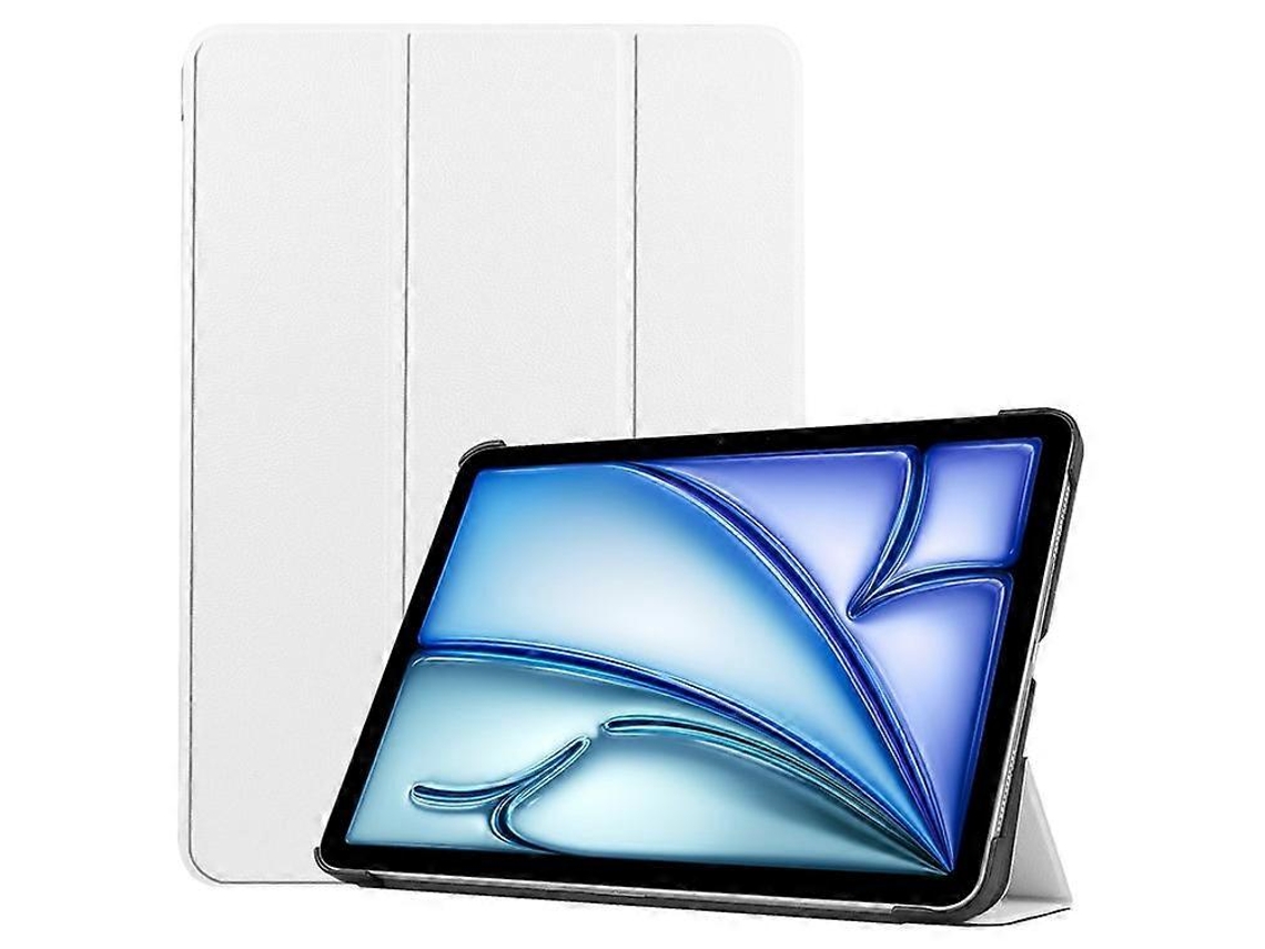 Capa Compatível Com Ipad Air 11 / (2024) Em Couro Pu Suporte Triplo E Proteção Inteligente. Tuotuo (2025)