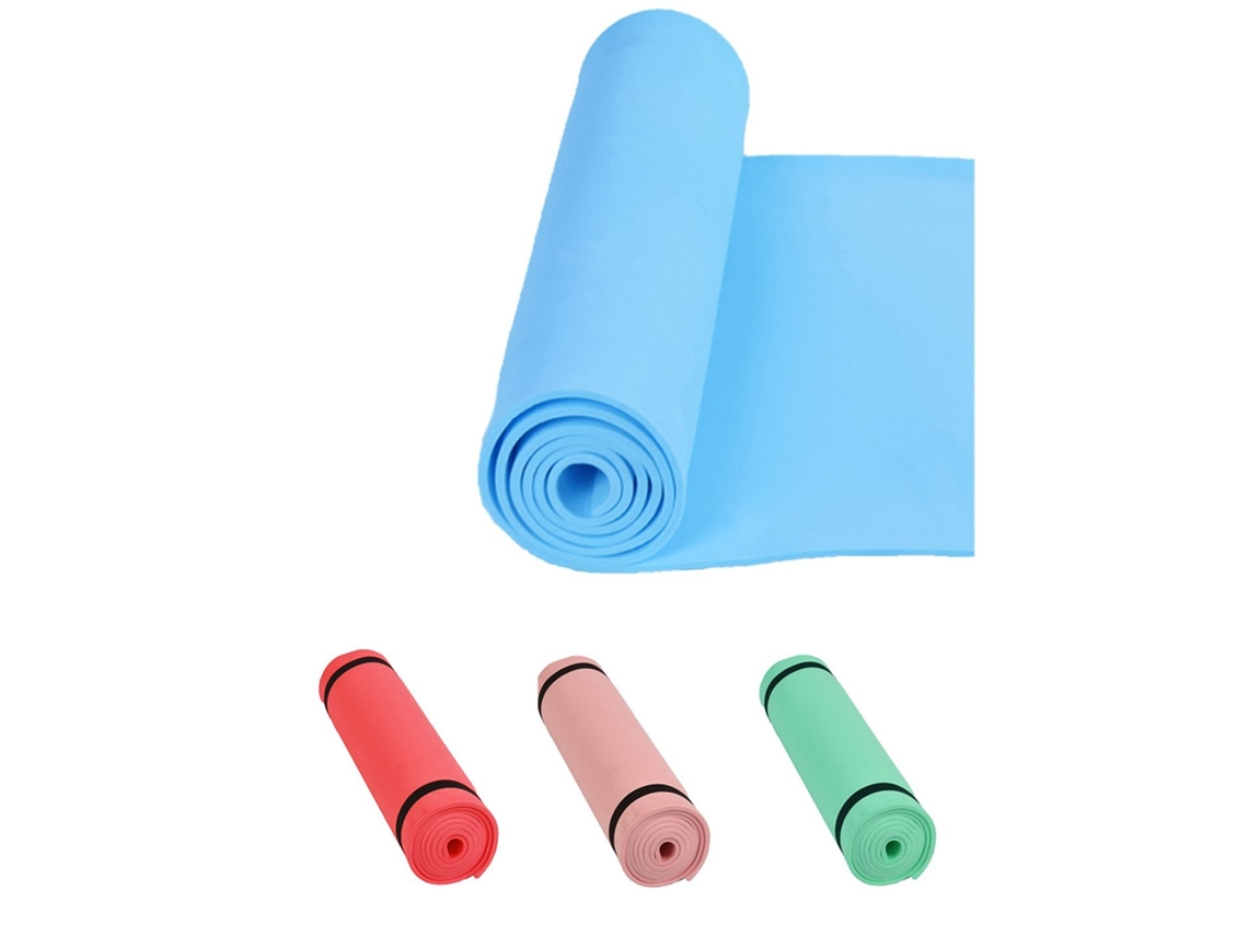Esterilla Antideslizante Deporte | Tpe Eco-amigable Multifunción | Colchoneta Para Fitness, Pilates, Yoga Y Camping | 180 X 50cm Azul