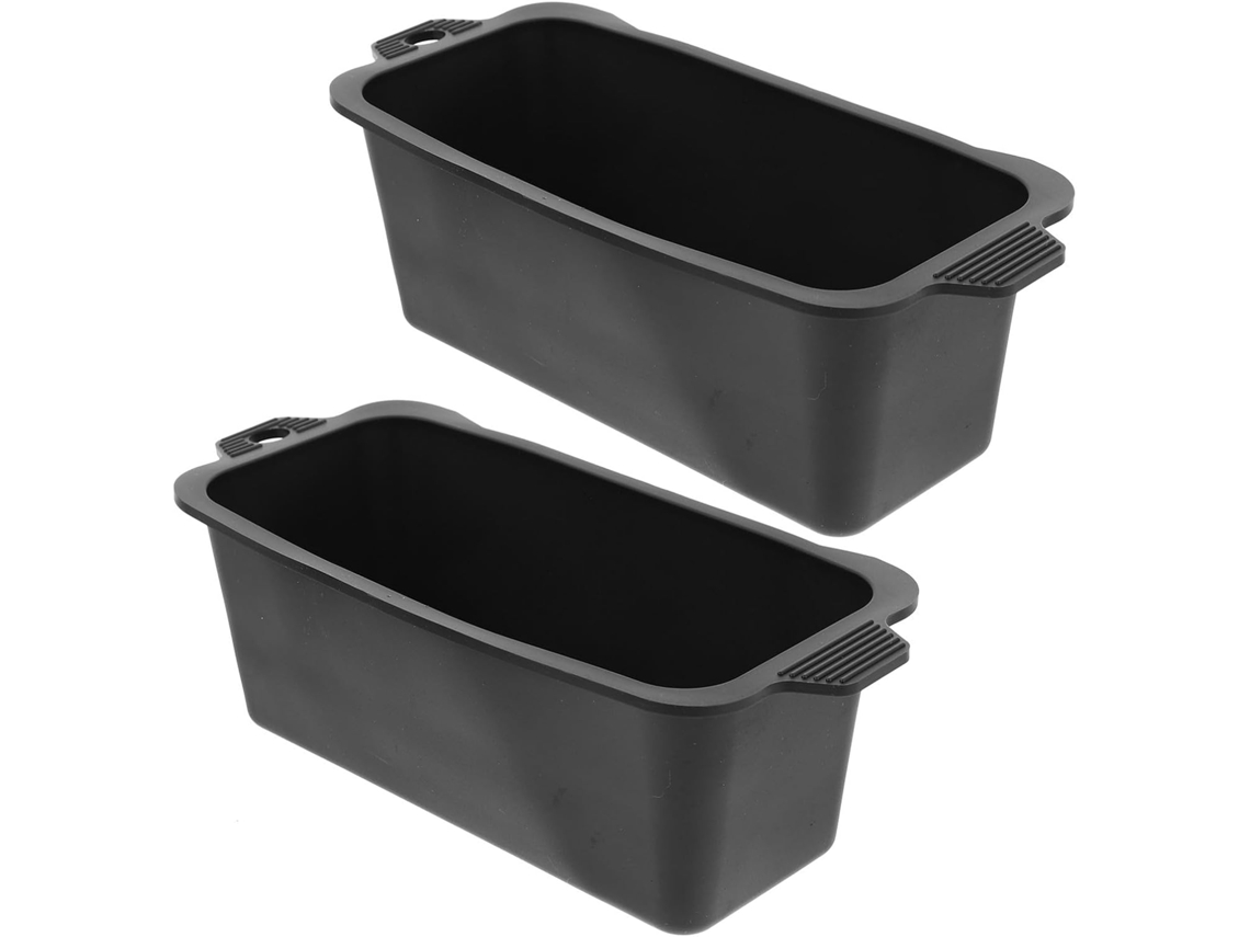 Bandejas Coletoras de Gordura Reutilizáveis Kichouse, Pacote com 2 Unidades, Revestimento de Silicone, Pretas, Evitam CHABERLU