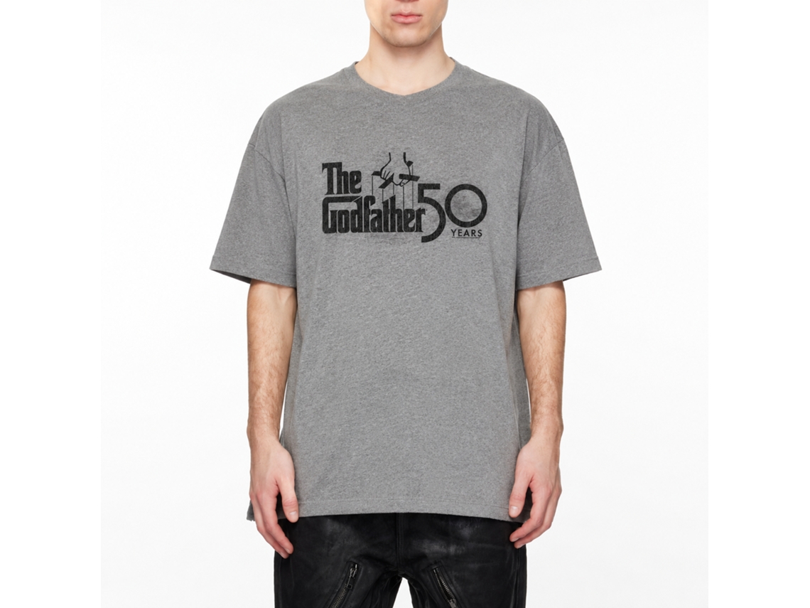 Rockinstone Godfather Movie 50 Solid Graphite Adult T-shirt Size:xxl