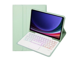 Lurelia Capa Com Teclado Bluetooth Para Samsung Tab S9 11 Com Teclado Retroiluminado Gradiente Com Touchpad