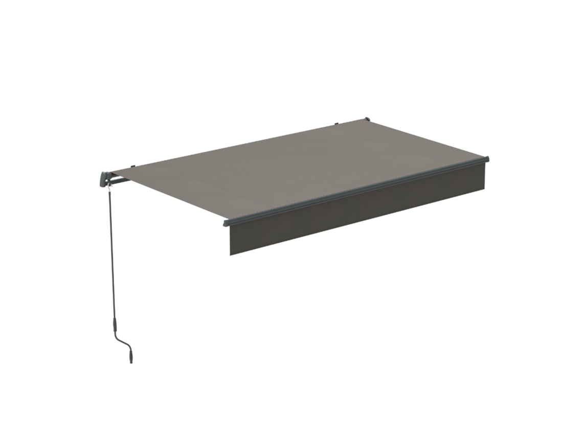 Toldo em Tecido Impermeável 3 X 2 M Cinzento Pisa CONCEPT U