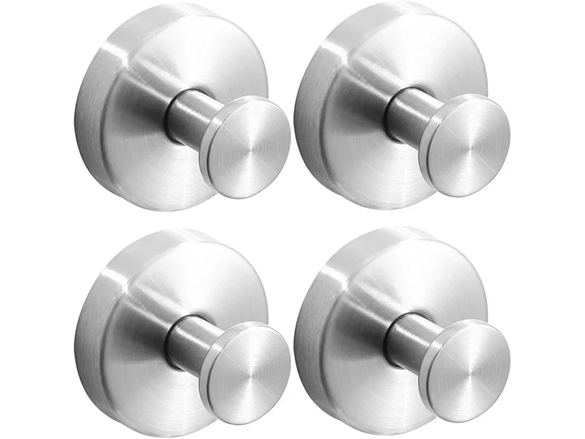 Conjunto de 10 Ganchos com Ventosas para Janelas, Vidro, Portas, Banheiro, Roupões | S/MARCA