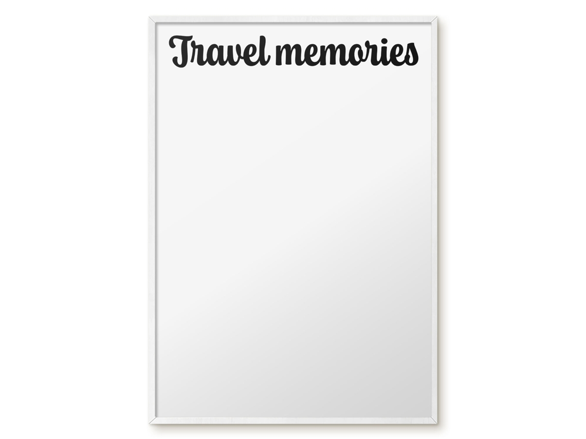Magnetic Wall Board Travel Memories For The Office Espelharte (70x100 Cm)