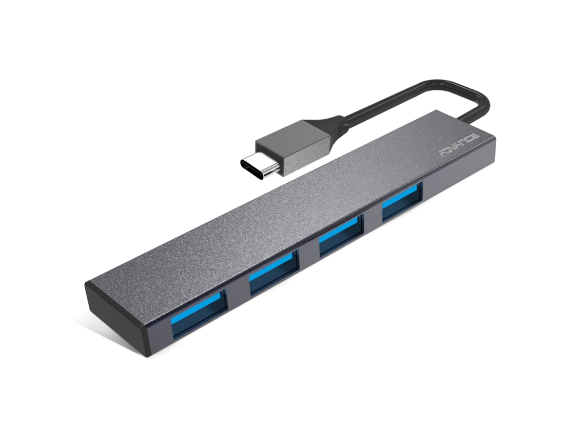 Hub Usb 3.0 Tipo C 4 Portas Tipo a ADVANCE Xpand Smart