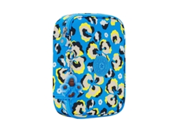 Estojo Escolar Kipling 100 Pens Leopard Floral