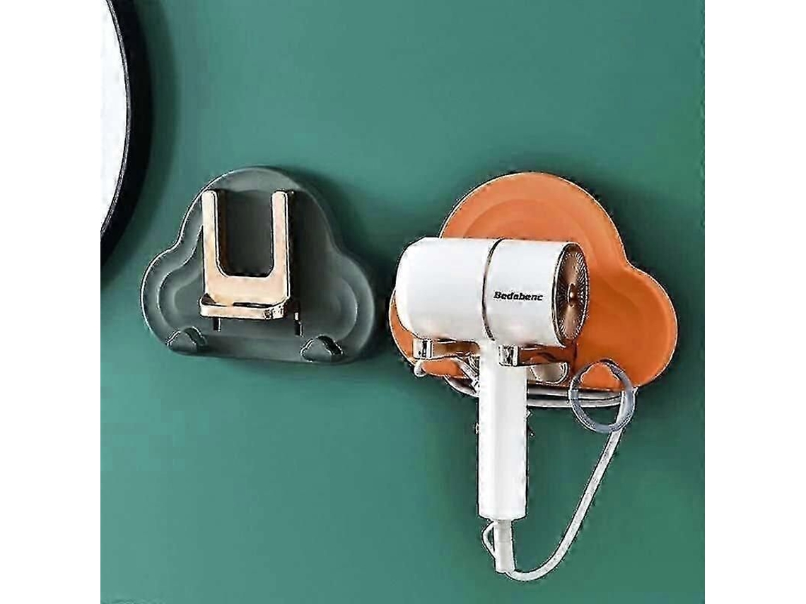 Suporte para Secador de Cabelo, Pimenta, Escova, Montagem na Parede, Aço Inoxidável GOKOCO