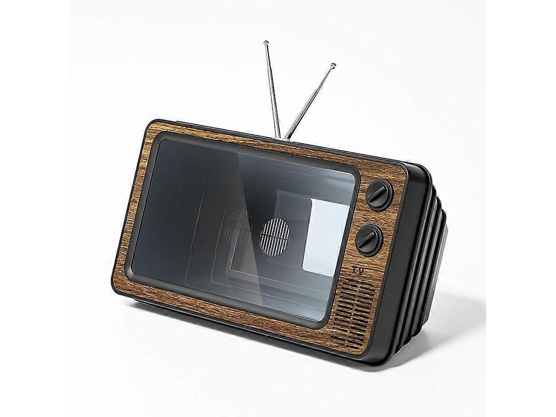 Amplificador De Tela De Celular 12 Polegadas Design Retro Tv 2-3x Amplificador Para Smartphones 4.0-6.6 Polegadas