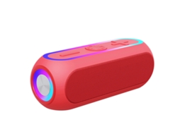 Caixa de som Bluetooth portátil com entrada para cartão TF, subwoofer sem fio, graves GOKOCO