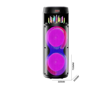 Coluna Bluetooth Com Controle Remoto Mtk