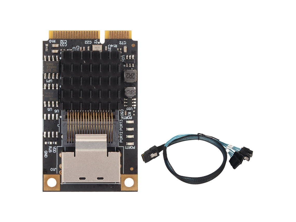 Placa de Expansão Mini Pcie LAXISCREED 4 Sata 3.0 Raid
