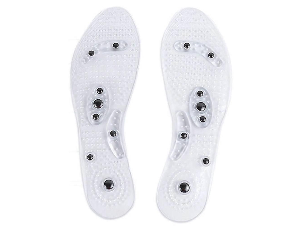 Palmilhas Magnéticas De Acupressão Unissex Para Prevenção Da Fascite Plantar, Com Massagem Para Os Pés.