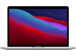 Macbook Pro APPLE Prateado - MYDA2Y/A (13.3'' - Apple M1 - RAM: 8 GB - 256 GB SSD - GPU 8-Core)