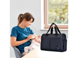 Primerox bolsa de Fraldas Mãe Grande Capacidade Multifuncional com Alça Removível para Viagem
