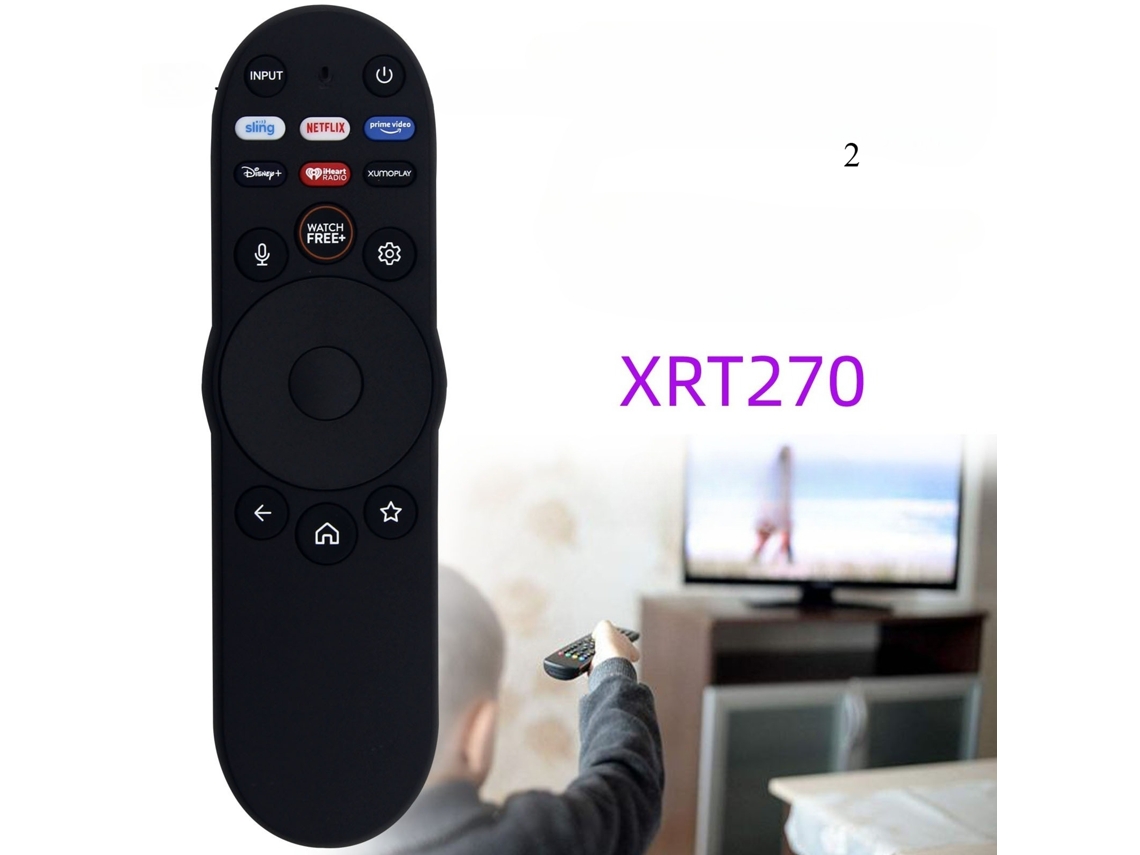Comando de Tv para Descodificador de Tv Vizio Xrt270 2 com Voz XIAOMOYU