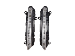 1 Par de Luzes de Condução Diurna em Led (e+d) para Classe S 09 13 W221 S350 S500 (2218201856 / 2218201756) (drl)