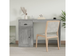 Vidaxl Secretária C/ Gaveta 115x50x75 Derivados Madeira Cinza Sonoma