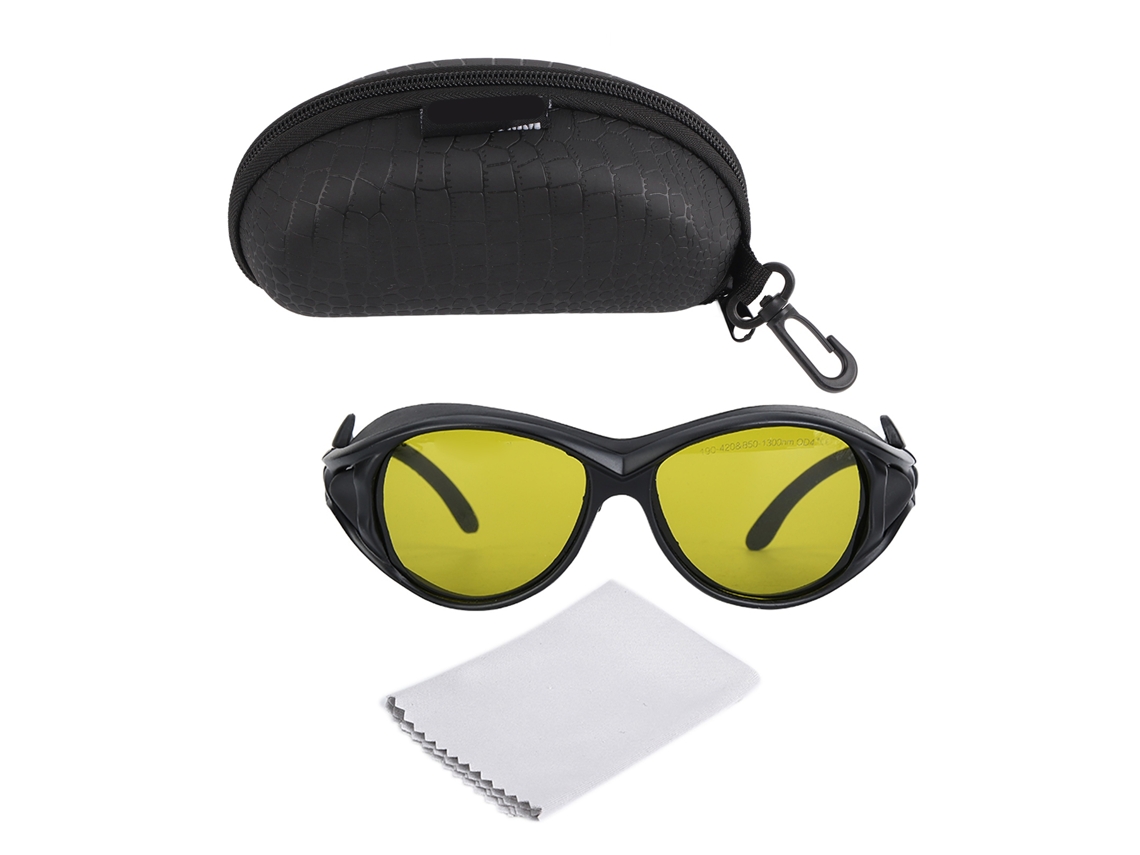 Óculos De Proteção Laser 190‑420nm 850‑1300nm Sunflare (od4 Od6)