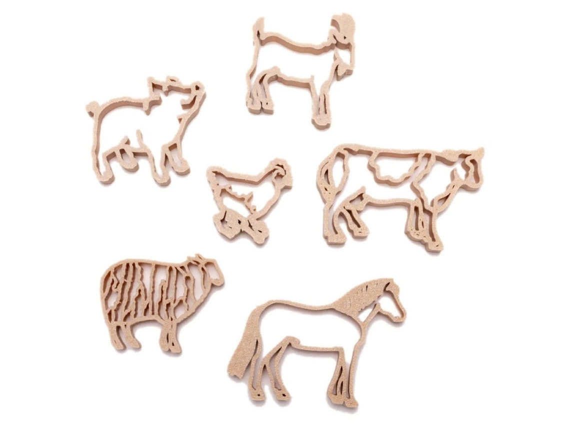 Cortador De Animais De Fazenda Grennn Brinquedo Ecológico Para Crianças
