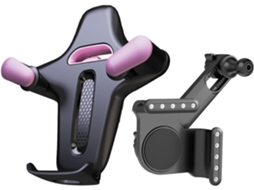 Suporte Para Celular Veicular Com Base Giratória Ajustável De 360 Graus