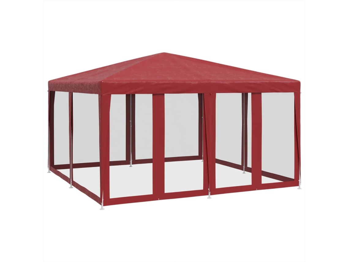 Tenda de festas VIDAXL Vermelho (4 x 4 m)