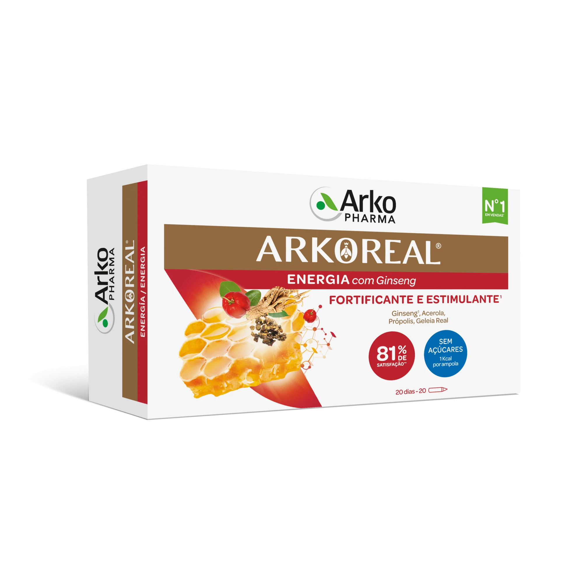 Suplemento Fortificante e Estimulante Ginseng