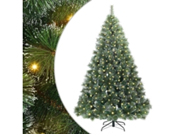 Decoração Sazonal Vidaxl Verde Plástico (180 Cm)
